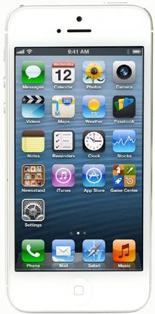 Смартфон Apple iPhone 5 64Gb White & Silver - Астрахань