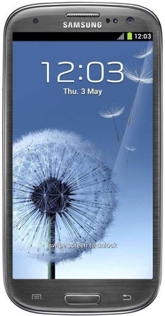 Смартфон Samsung Galaxy S3 GT-I9300 16Gb Titanium grey - Астрахань